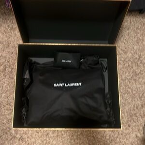 Loulou Medium YSL Shoulder Bag in Quilted Leather with gold hardware.
